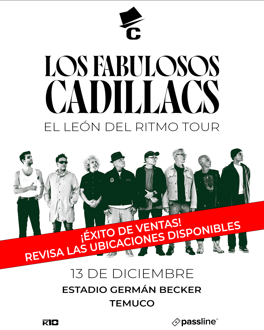 Los Fabulosos Cadillacs preparan su debut en Temuco